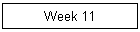 Week 11